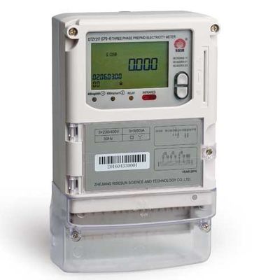 IEC62055 31 Cpu-Kaart 3 Fase Vooruitbetaalde Meters Vier Draad Ami Advanced Metering