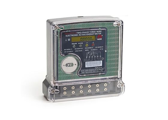 De commerciële Slimme kWu-Elektrische Meter In twee fasen van Metercyclometer